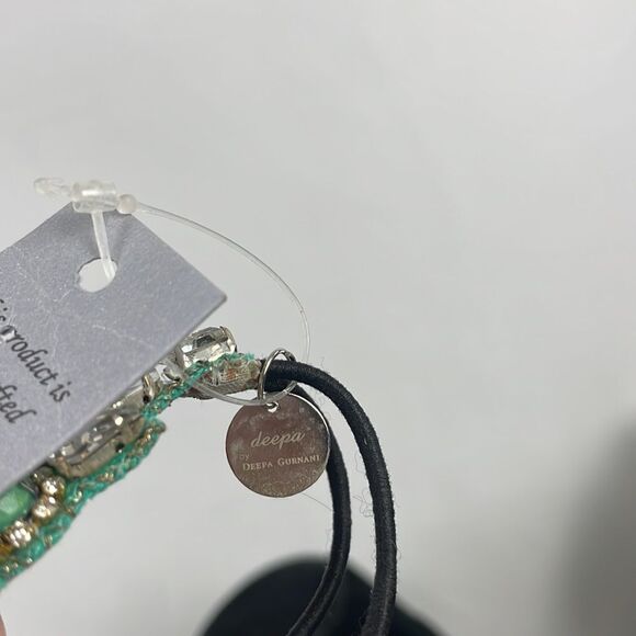 Deepa Gurmani Crystal Turquoise Headband - Picture 5 of 5